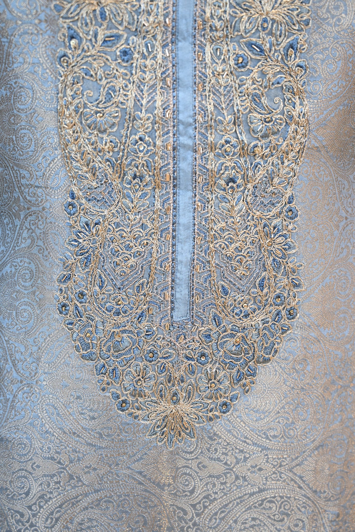 Elegant Self Bansari Silk Suit Set