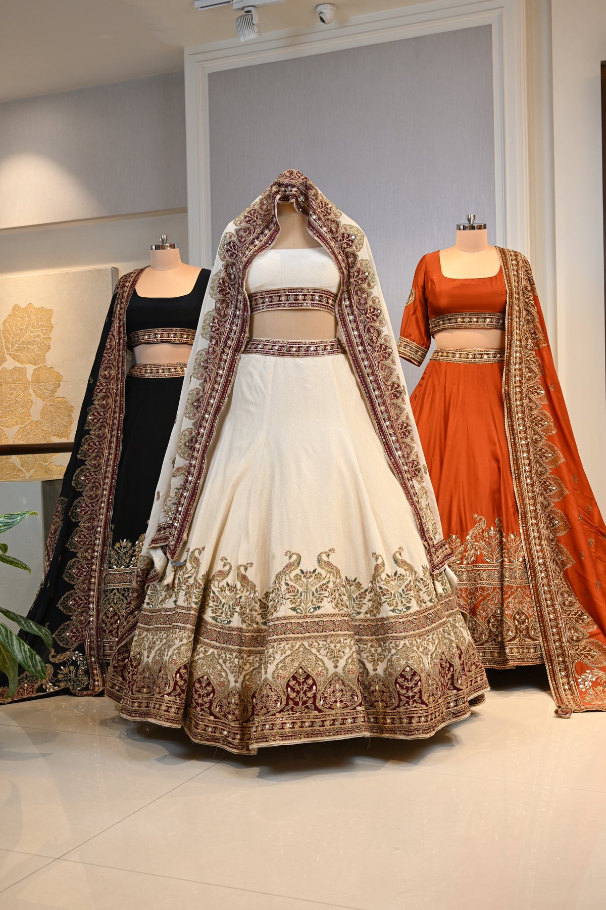 Crepe Printed Lehenga Choli with Gota Patti & Dori Work