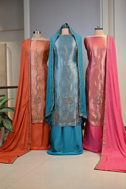 Elegant Shimmer Embroidery Unstitching Set&nbsp;