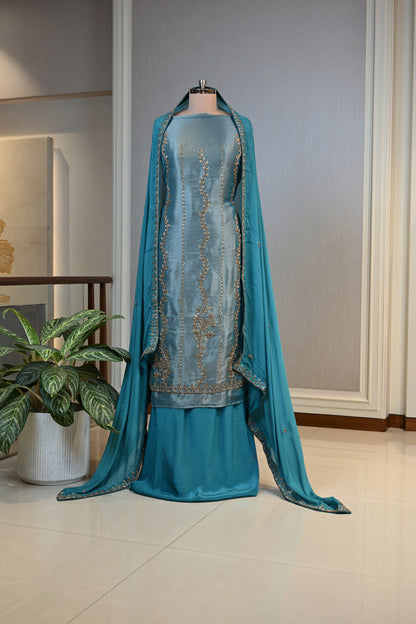 Elegant Shimmer Embroidery Unstitching Set&nbsp;