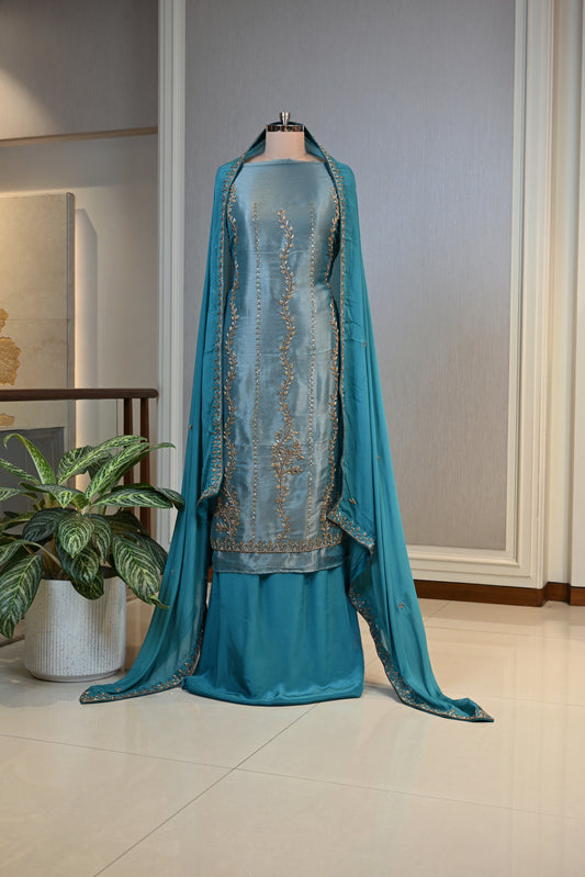 Elegant Shimmer Embroidery Unstitching Set&nbsp;